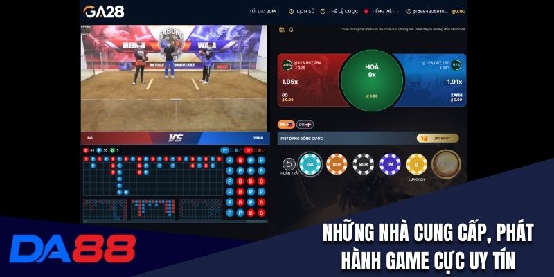 Những nhà cung cấp, phát hành game cực uy tín